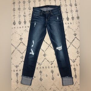 Flying Monkey Blue Skinny Jeans Distressed Style